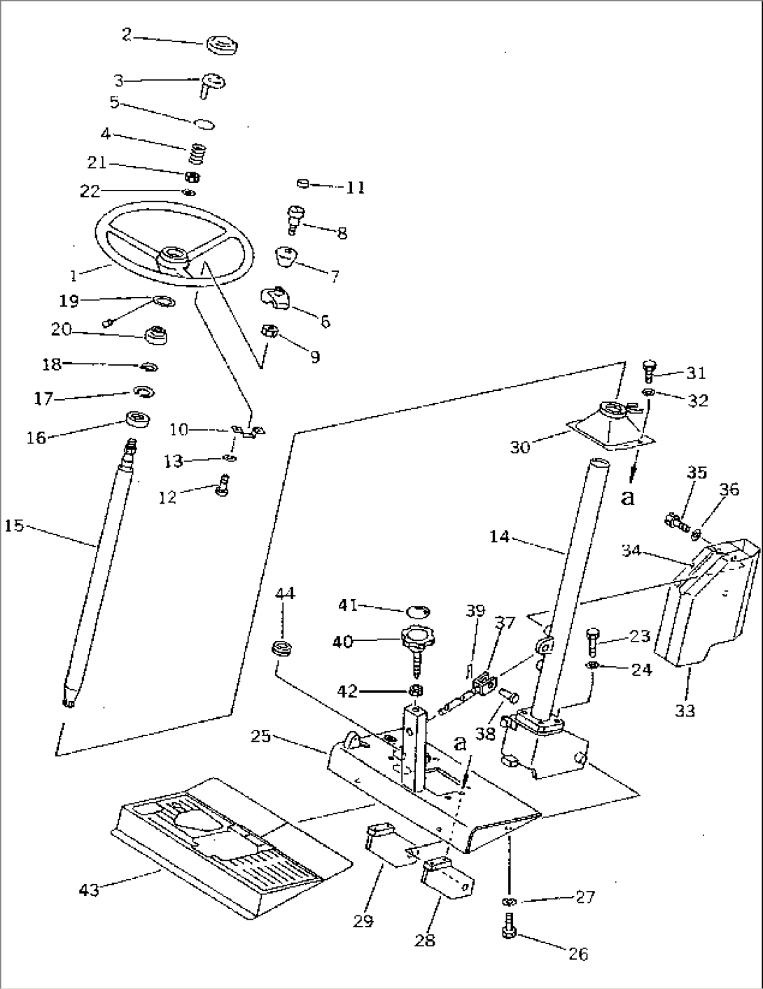 STEERING WHEEL (TILT TYPE)