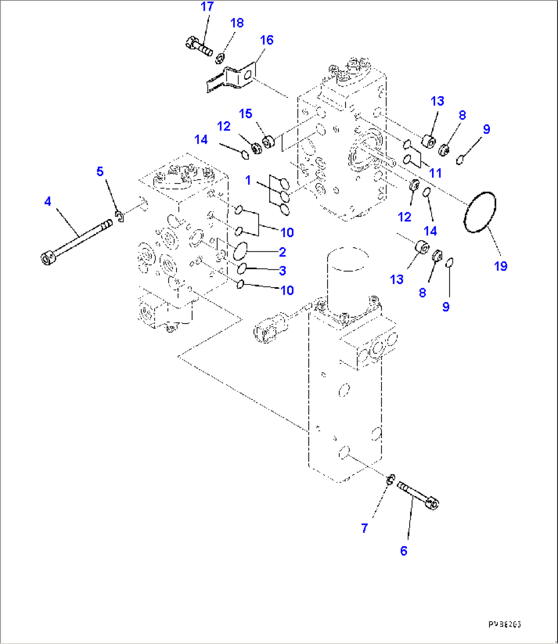 NO.1 Pump, Inner Parts (13/16) (#35201-)