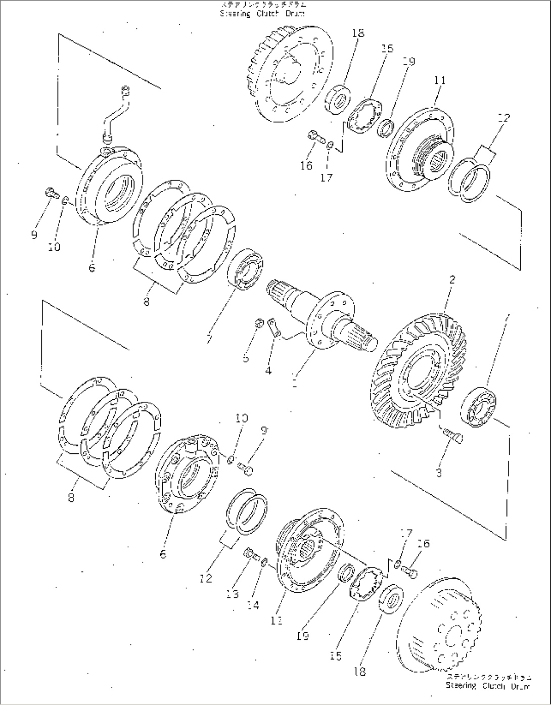 BEVEL GEAR AND SHAFT(#2076-)