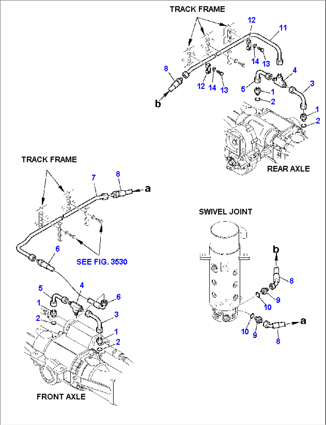 HYDRAULIC PIPING (BRAKE LINE) (3/3)