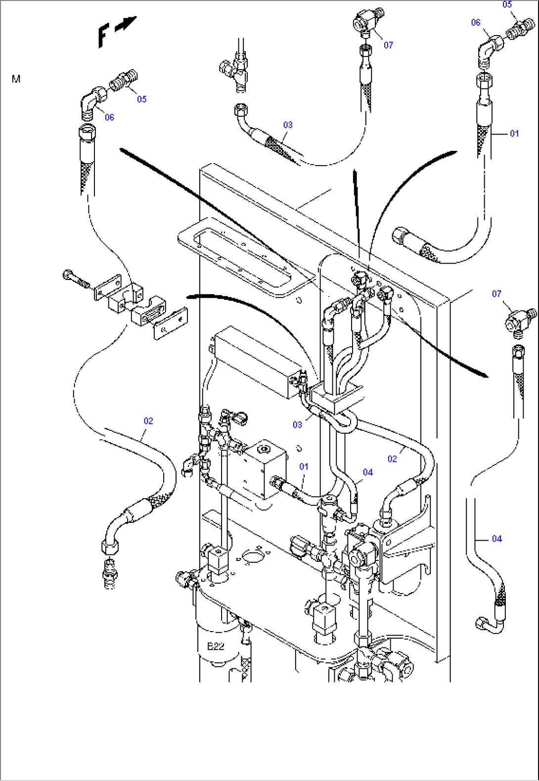 Tank Lines Control- and Filter Plate