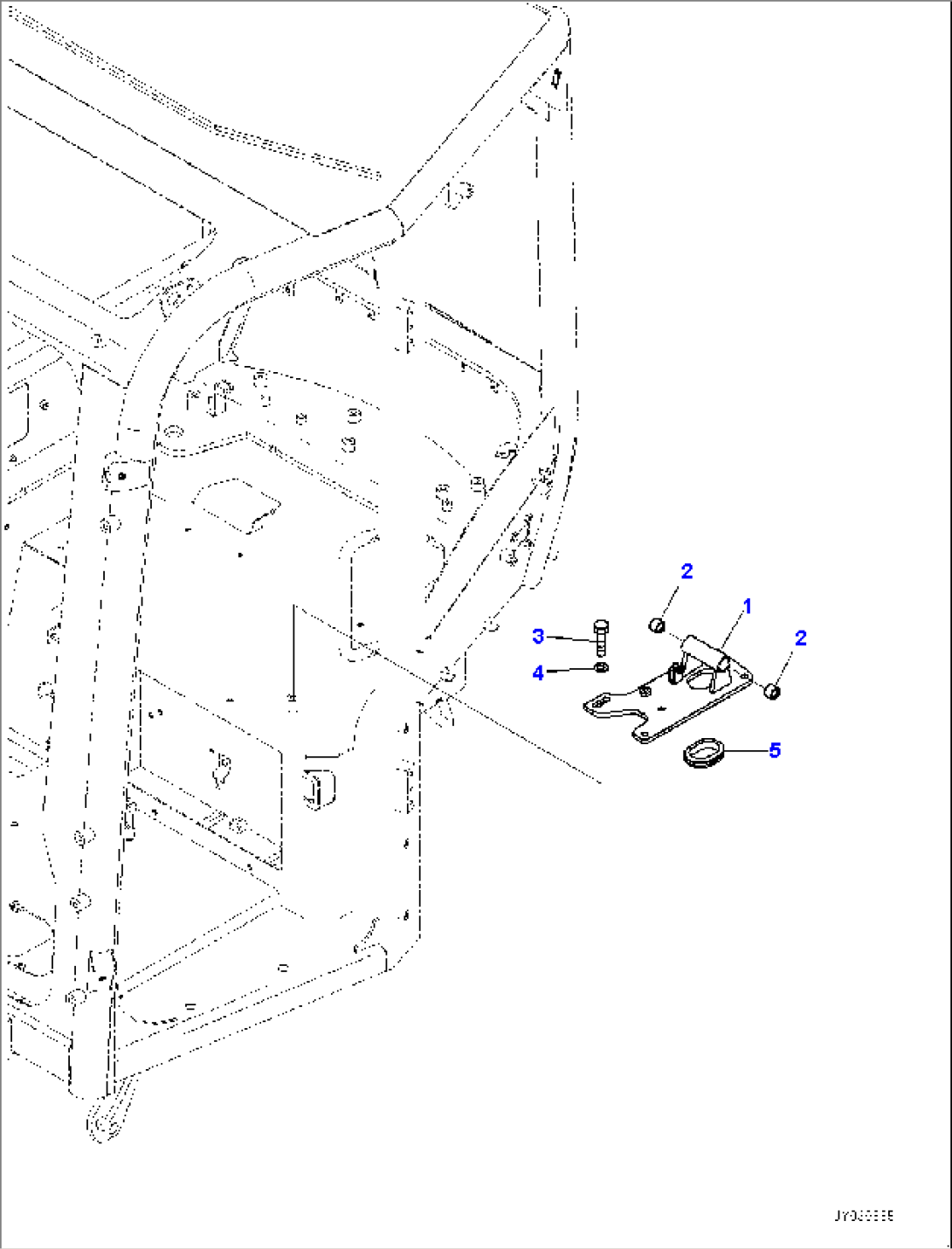 Cab, Floor, Base (#30001-)