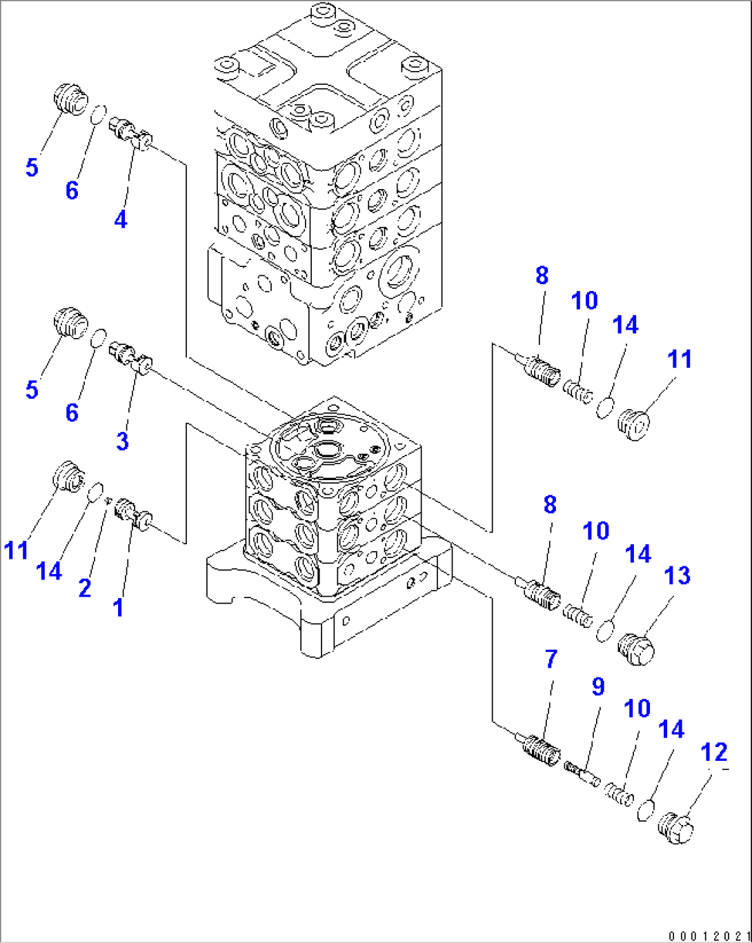 MAIN VALVE (6-VALVE) (11/25)