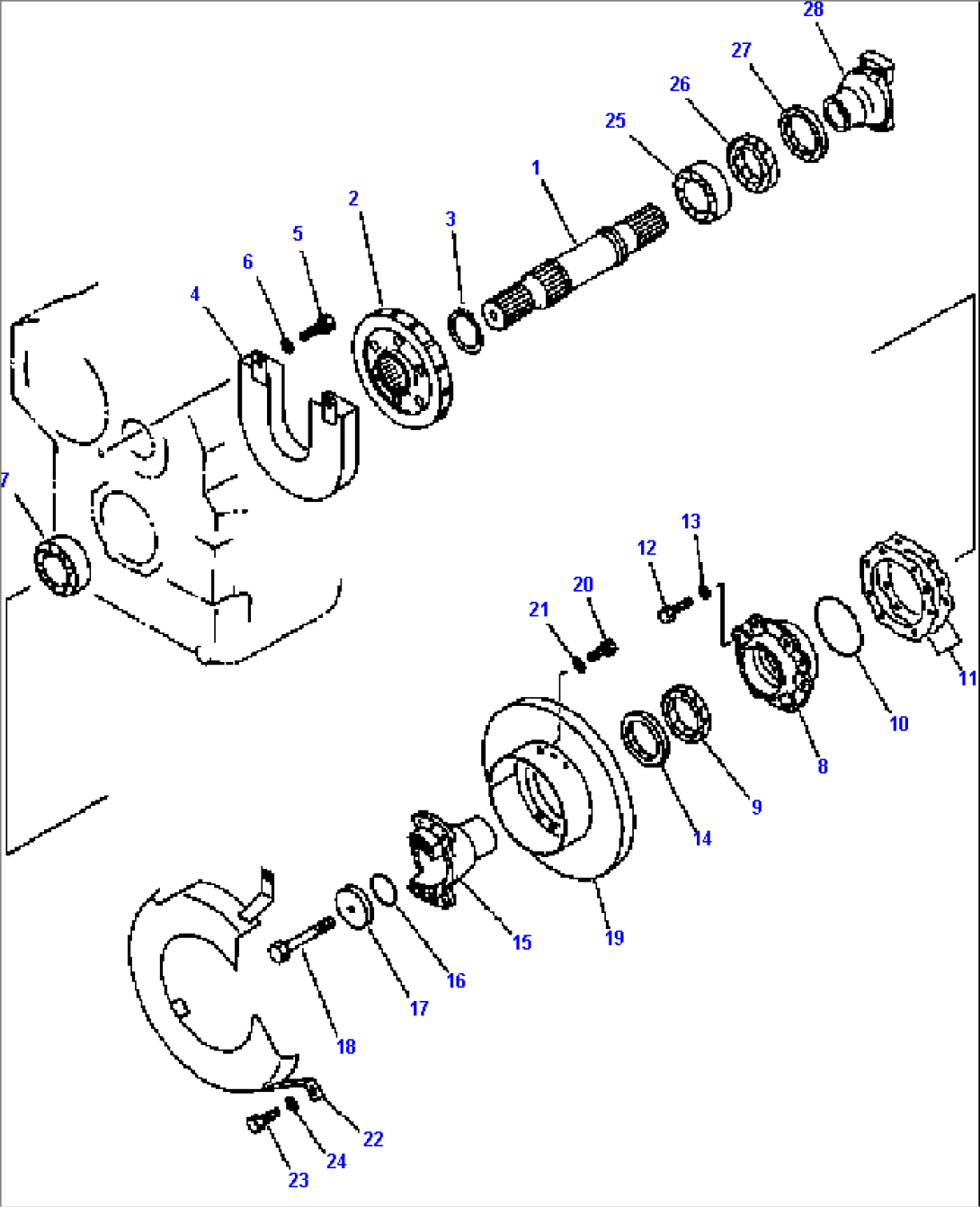 TRANSMISSION OUTPUT SHAFT