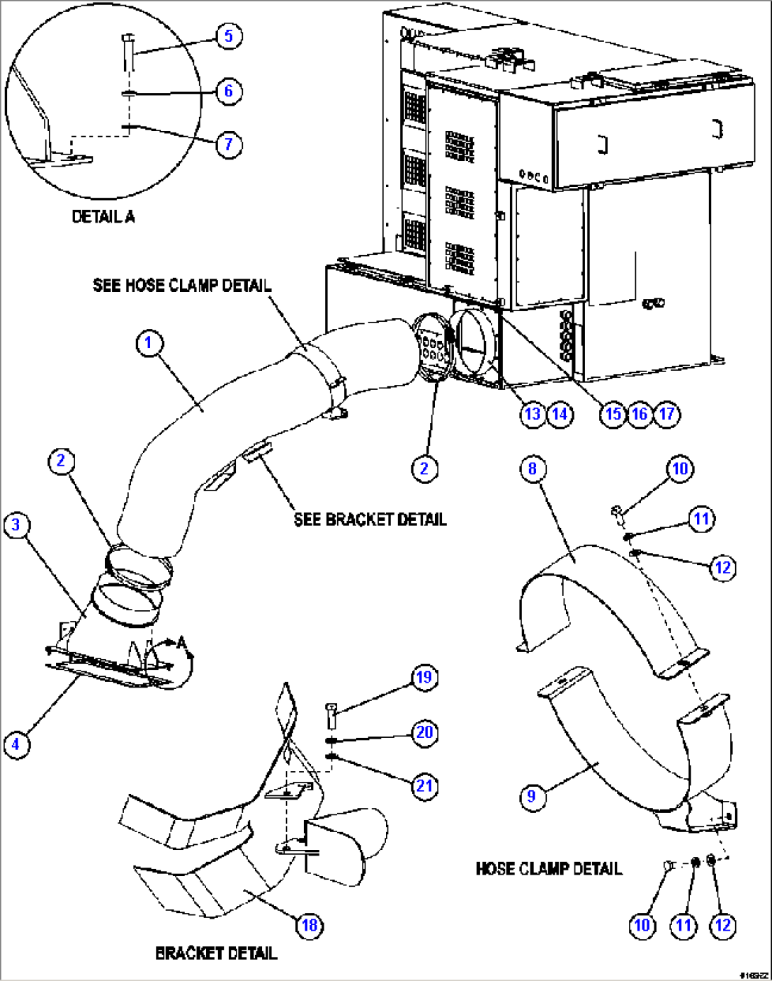 CONTROL CABINET BLOWER HOSE INSTALLATION