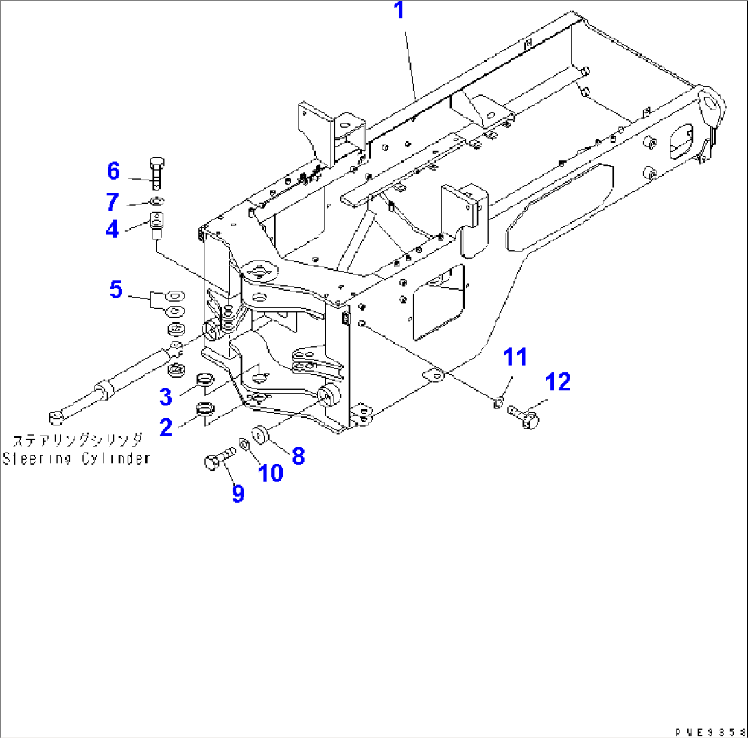 REAR FRAME (STANDARD)