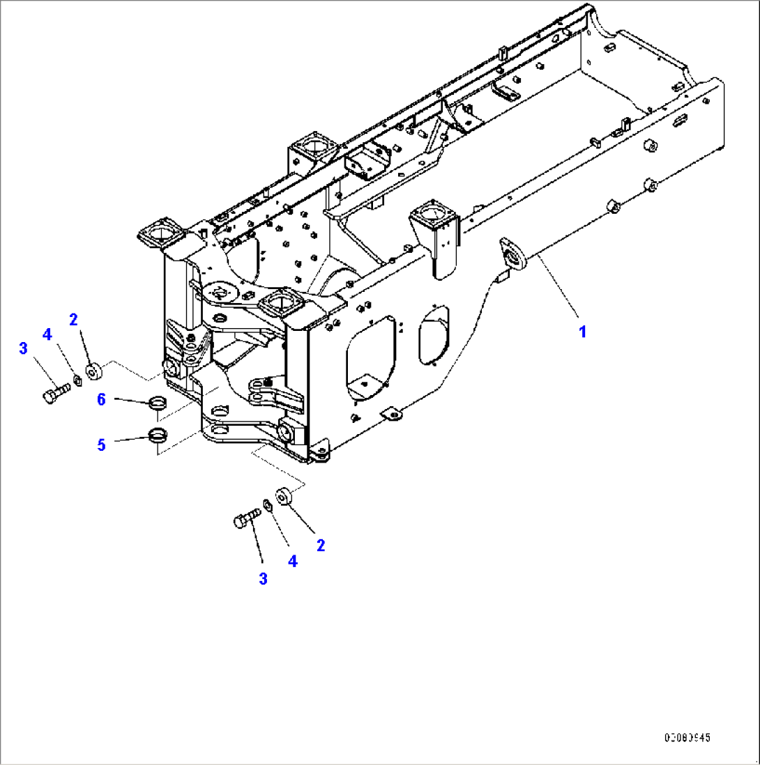 Rear Frame, (#70883-72143)