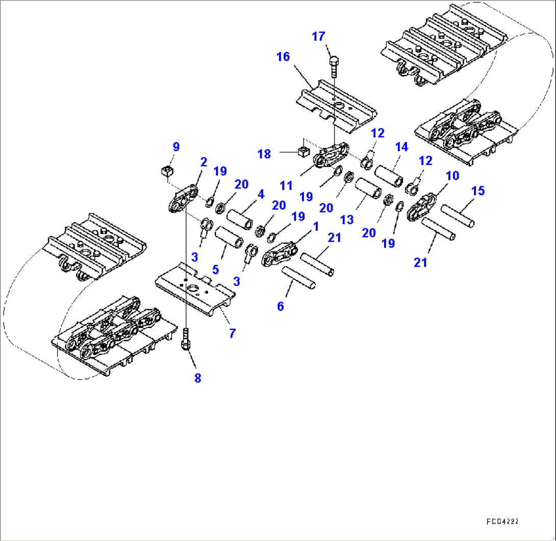 Track Shoe Assembly (#70001-)