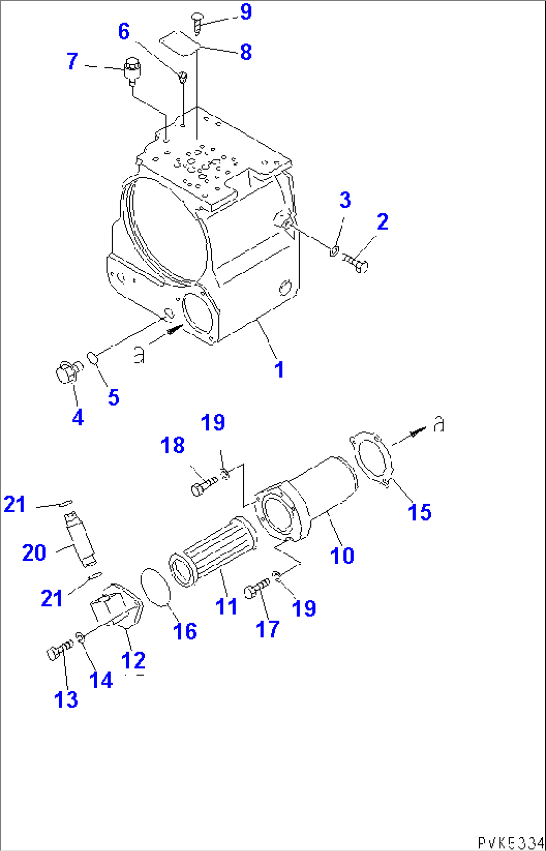 TRANSMISSION (F3-R3) (CASE)