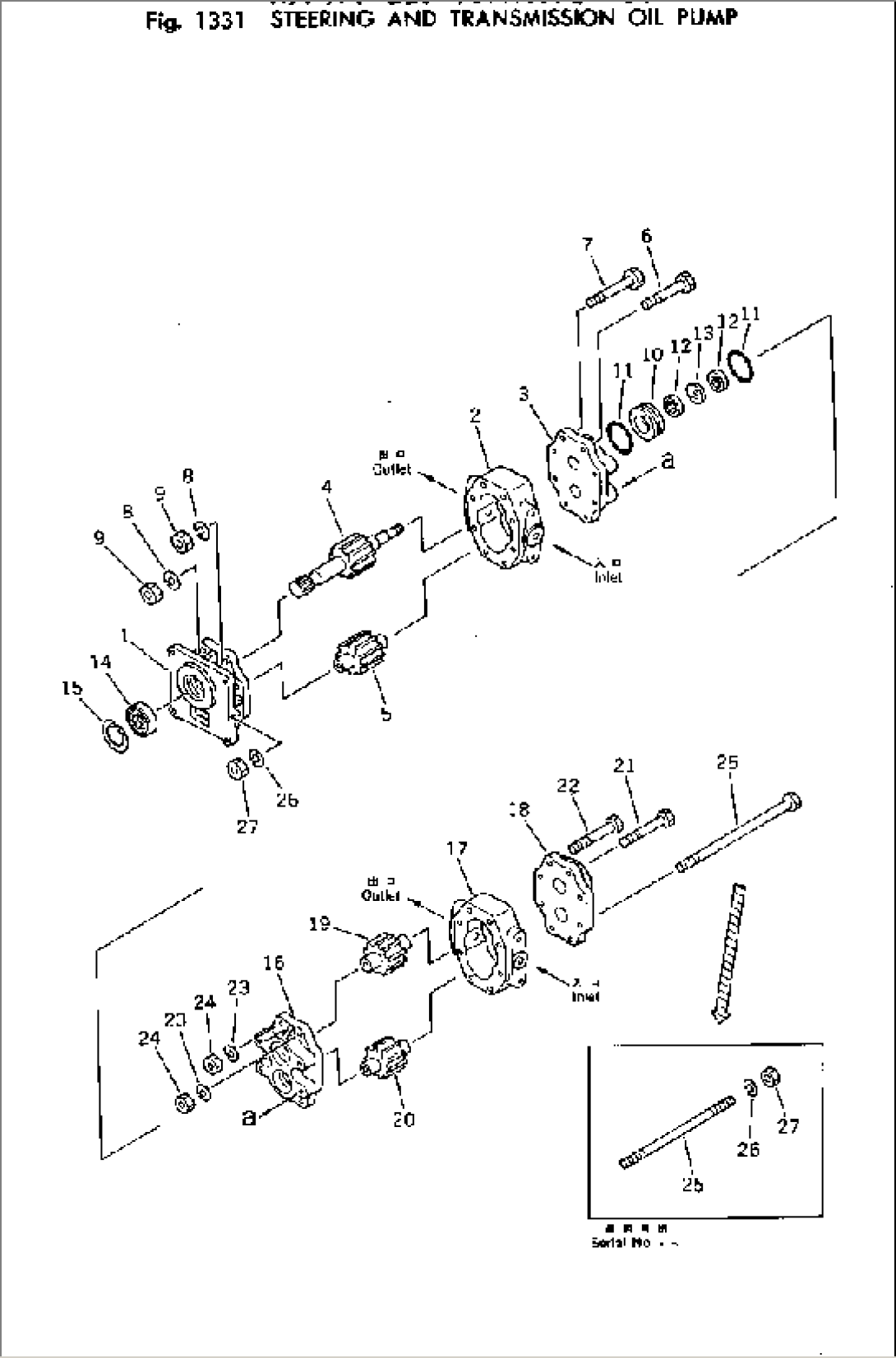 STEERING AND TRANSMISSION OIL PUMP
