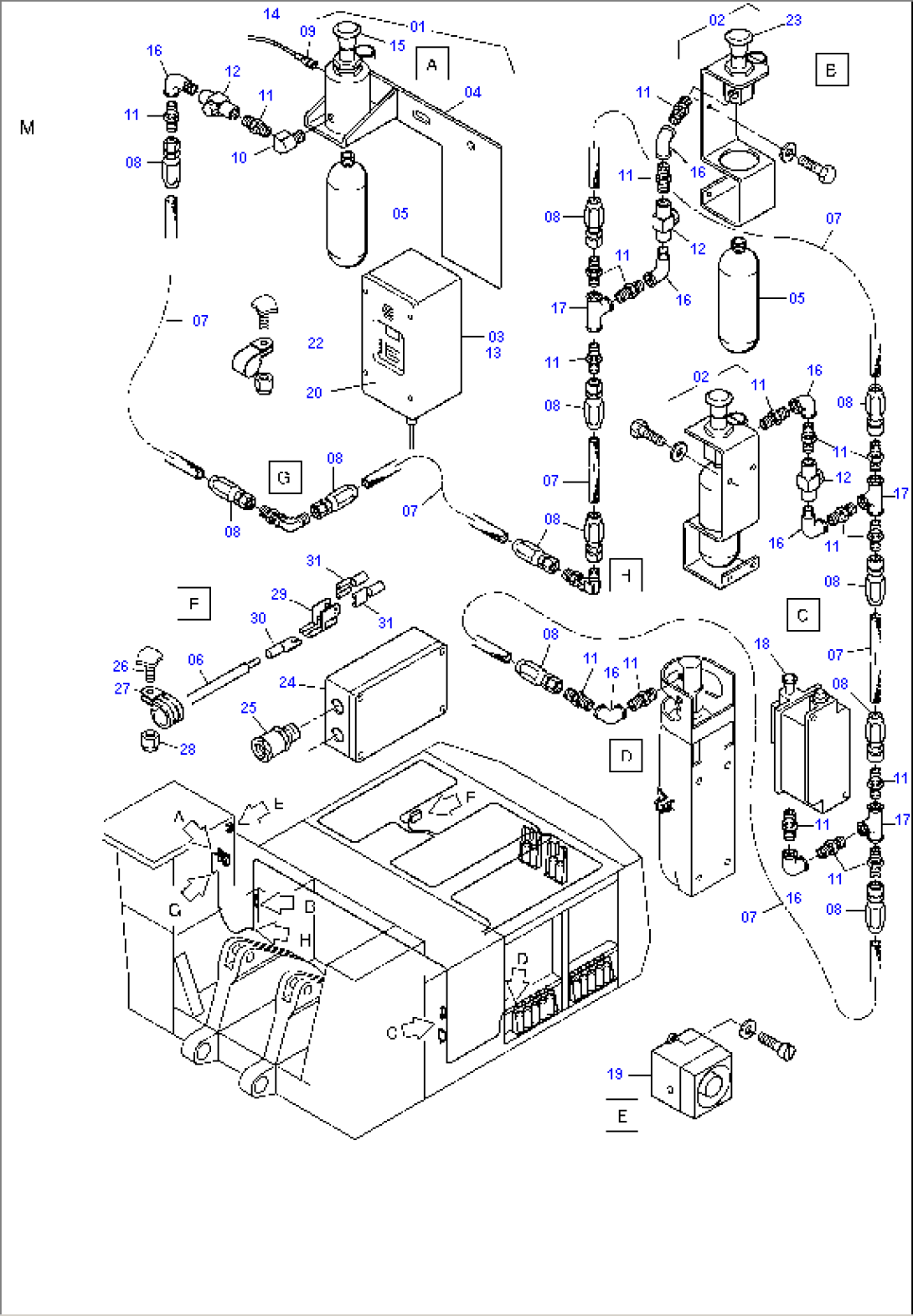 Actuating System, HandOperated