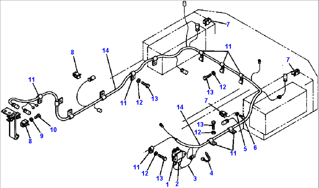 ELECTRICAL SYSTEM (REAR MAIN ELECT. LINE)