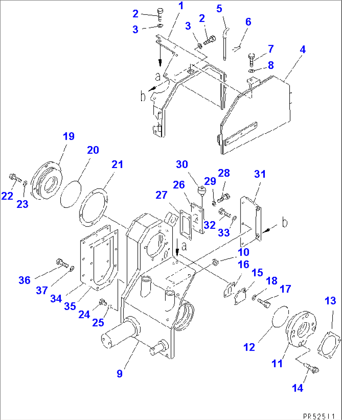 ROTOR COVER (1/2)(#1001-1025)