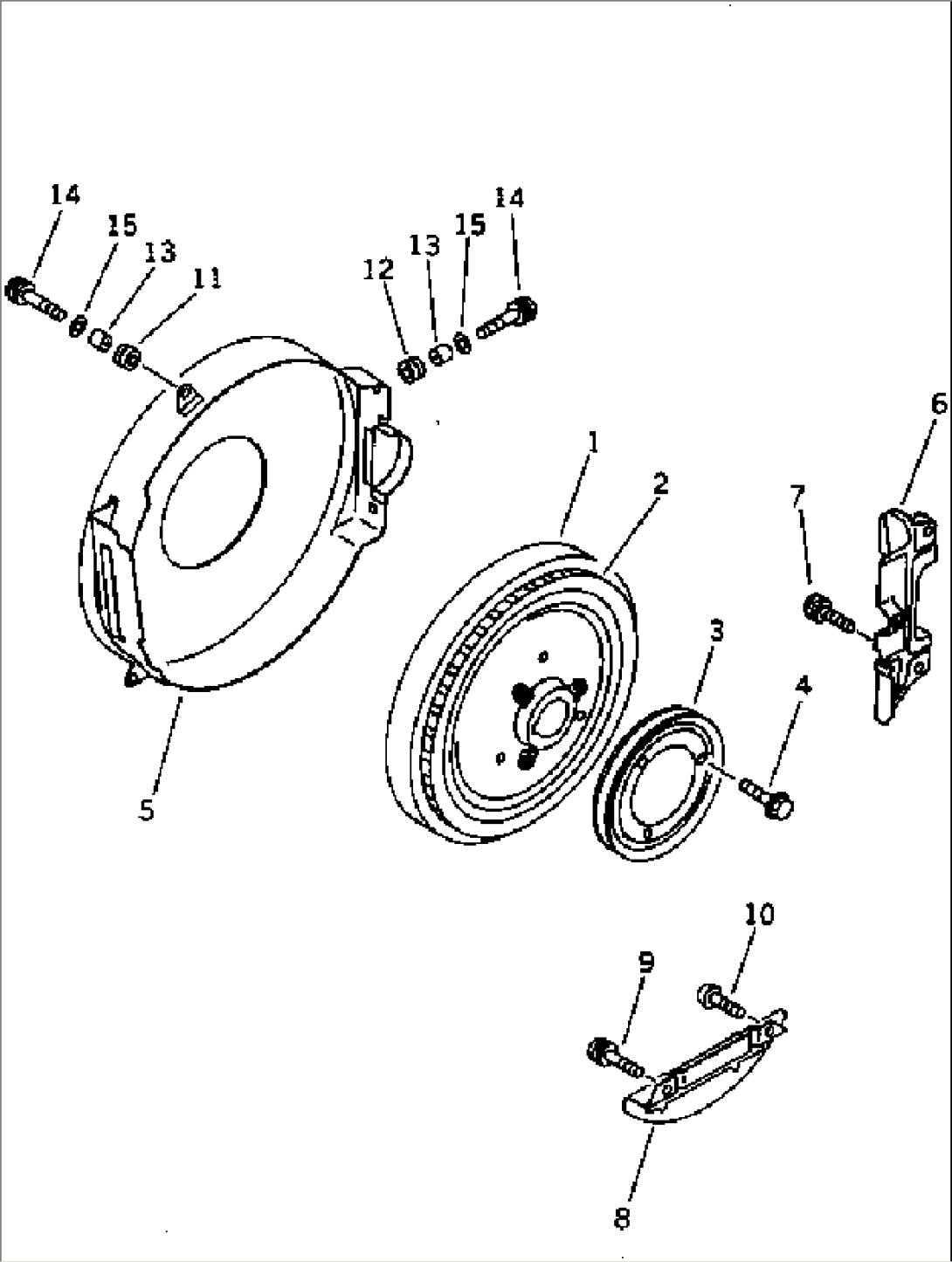 FLYWHEEL AND COVER