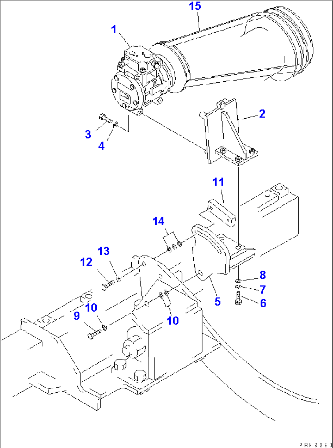 AIR CONDITIONER (COMPRESSOR MOUNTING) (STD¤ FOR JAPAN) (OP¤ EXCEPT JAPAN)