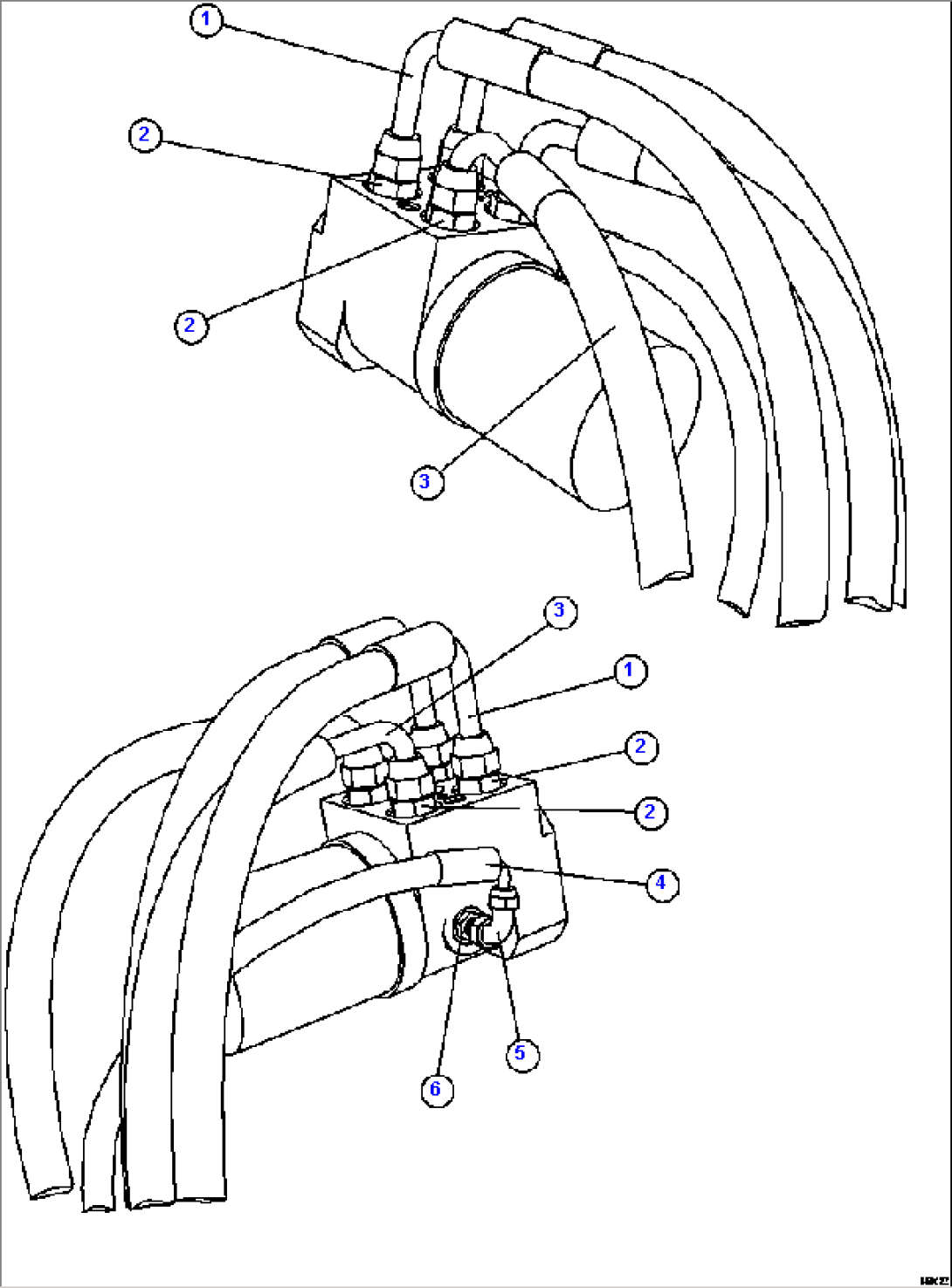 STEERING VALVE PIPING