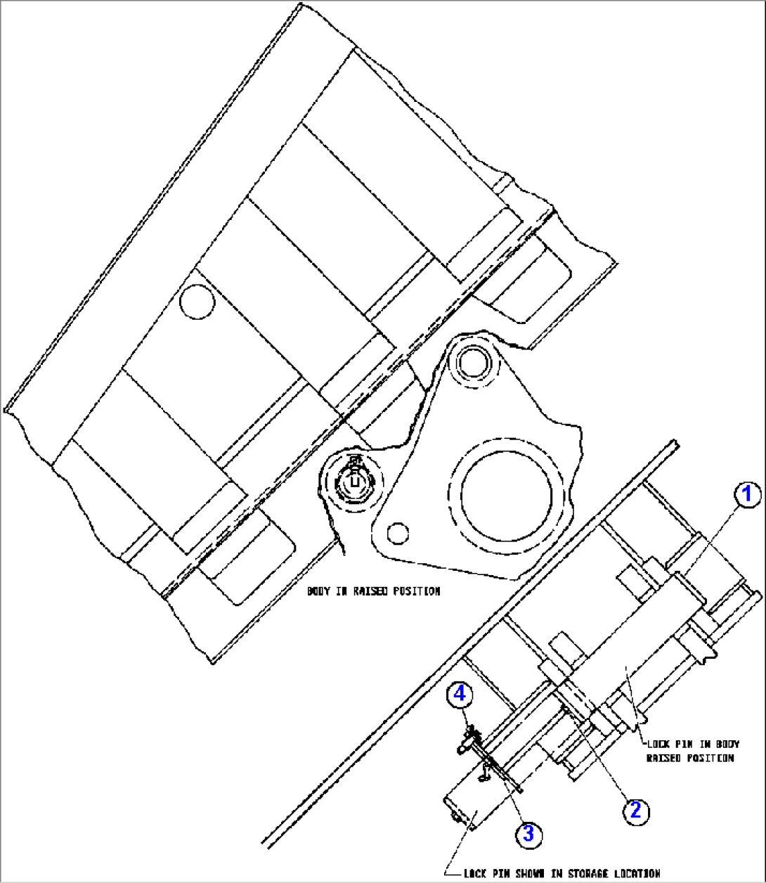 BODY-UP LOCK PIN INSTL