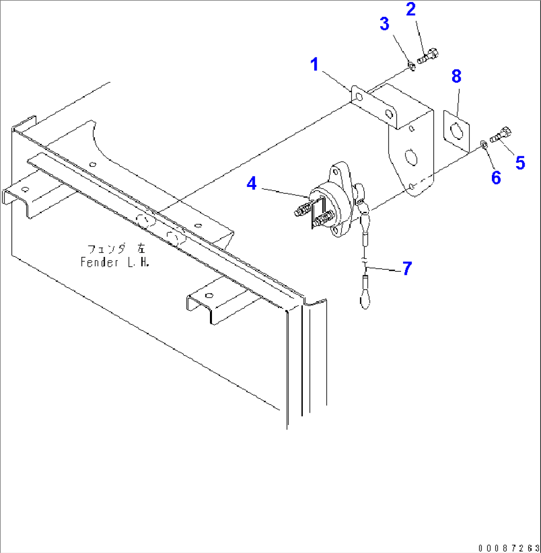 BATTERY BOX (DISCONNECT SWITCH) (EC REGULATION)(#2725-)