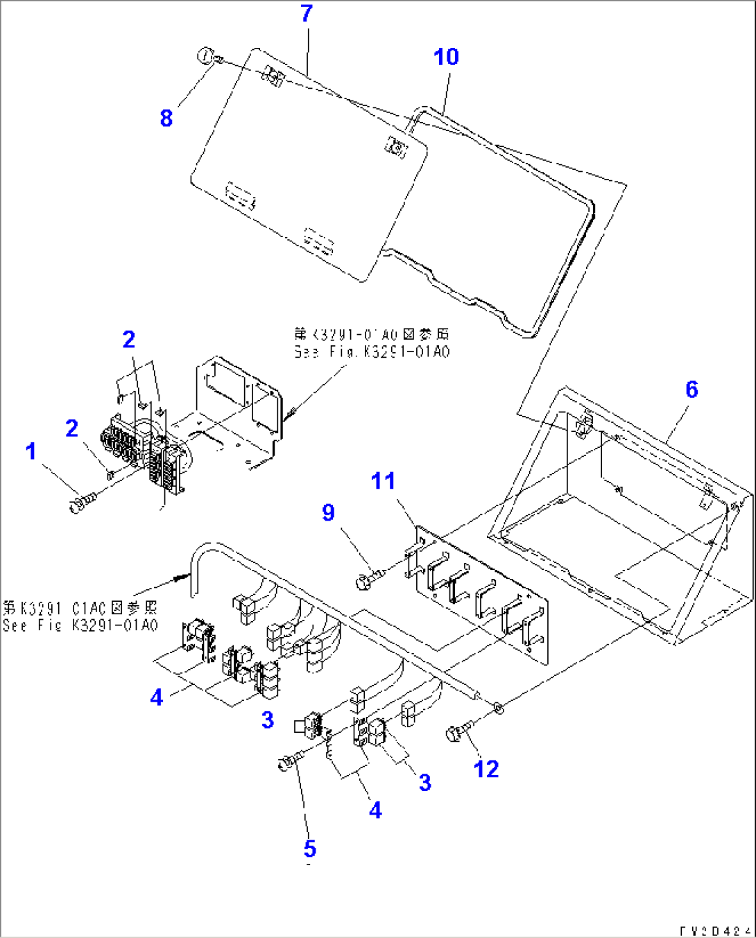 CAB ELECTRICAL (FUSE AND RELAY)(#1001-1032)