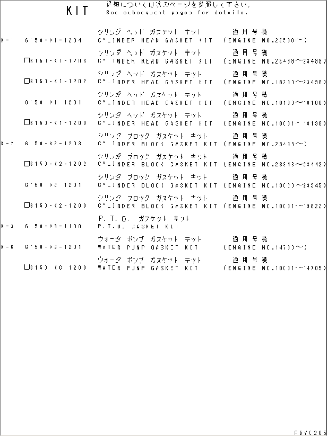 GASKET KIT