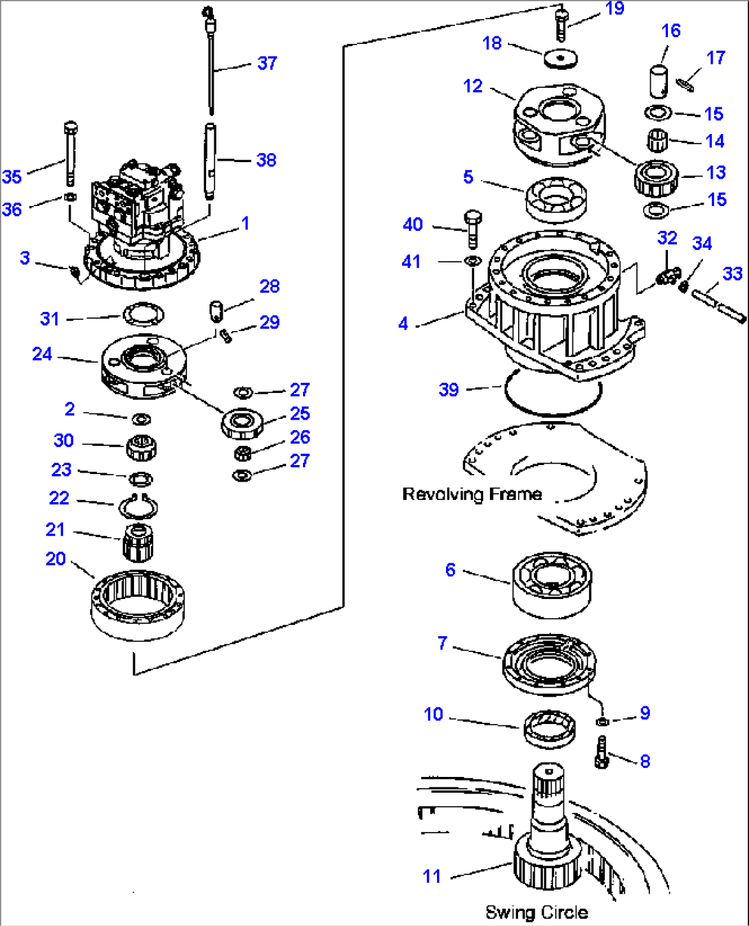 FIG. N1220-06A0 SWING MACHINERY