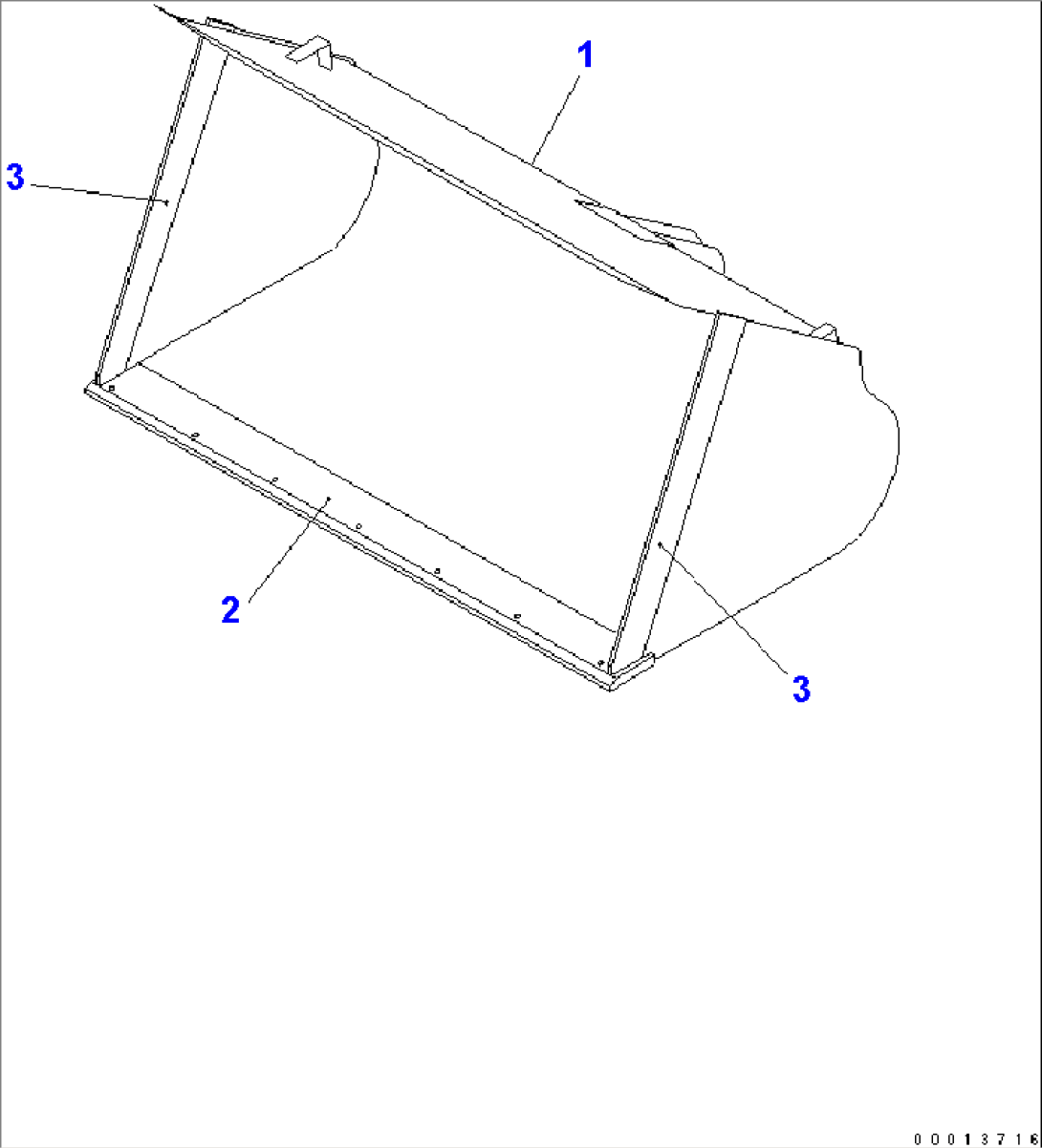 LIGHT MATERIAL BUCKET¤ 1.0M3