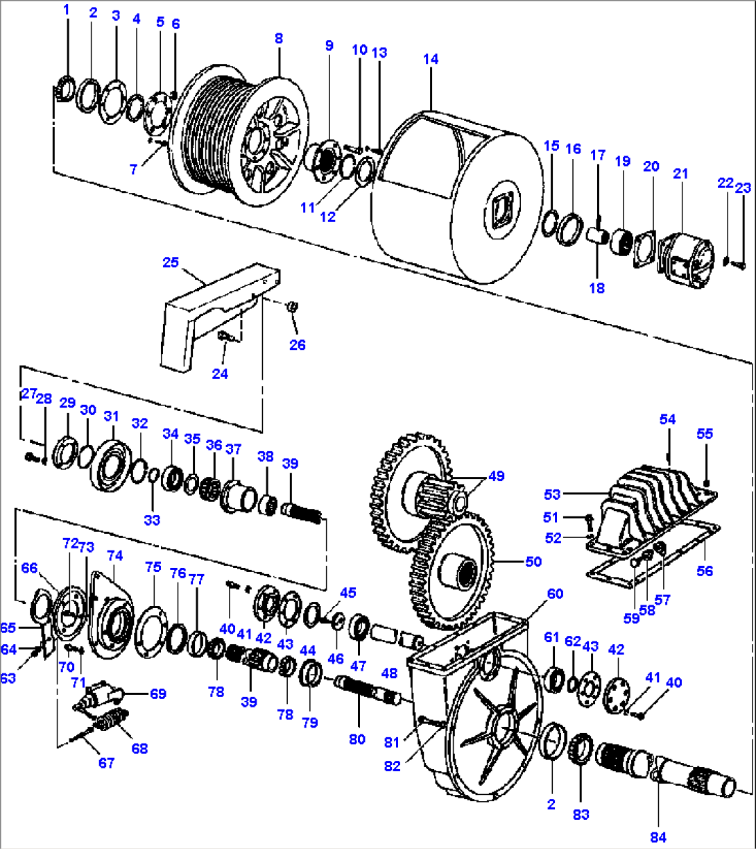 FIG. T0130-01A0 HOIST ASSEMBLY - 150A