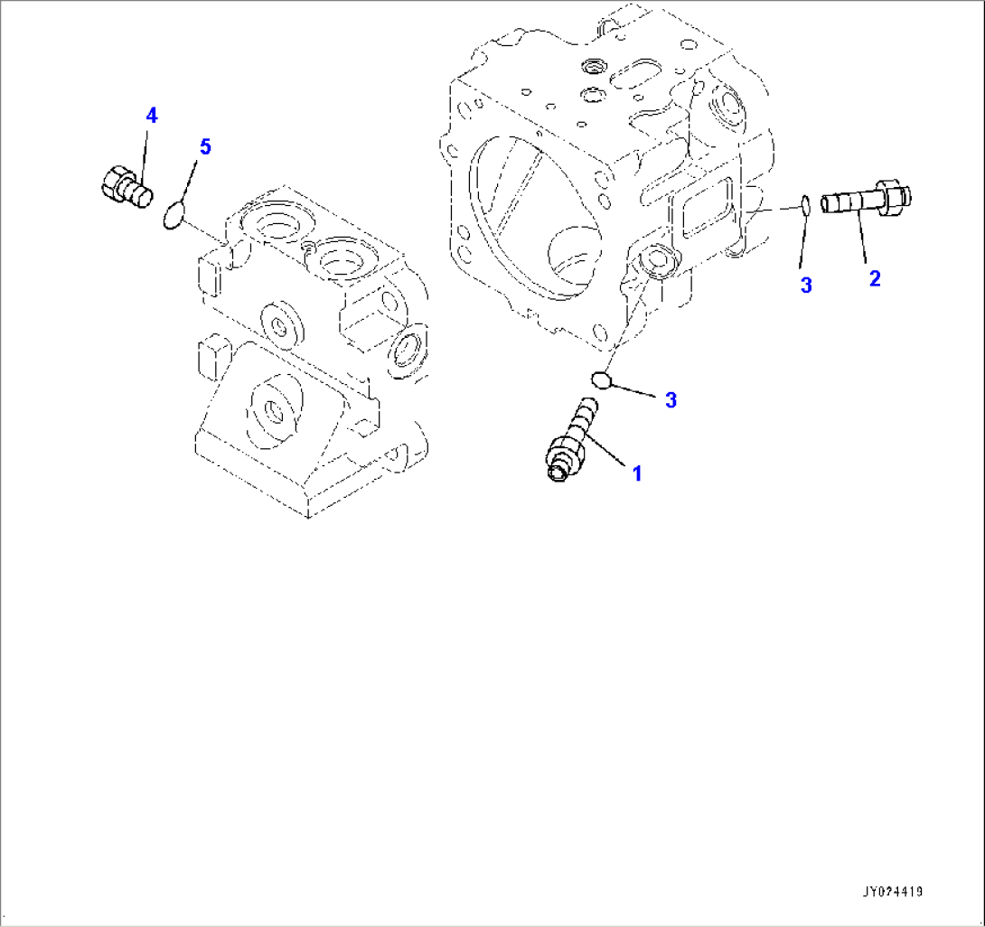 Power Train Hydraulic Piping, Fan Pump (9/9) (#12062-)