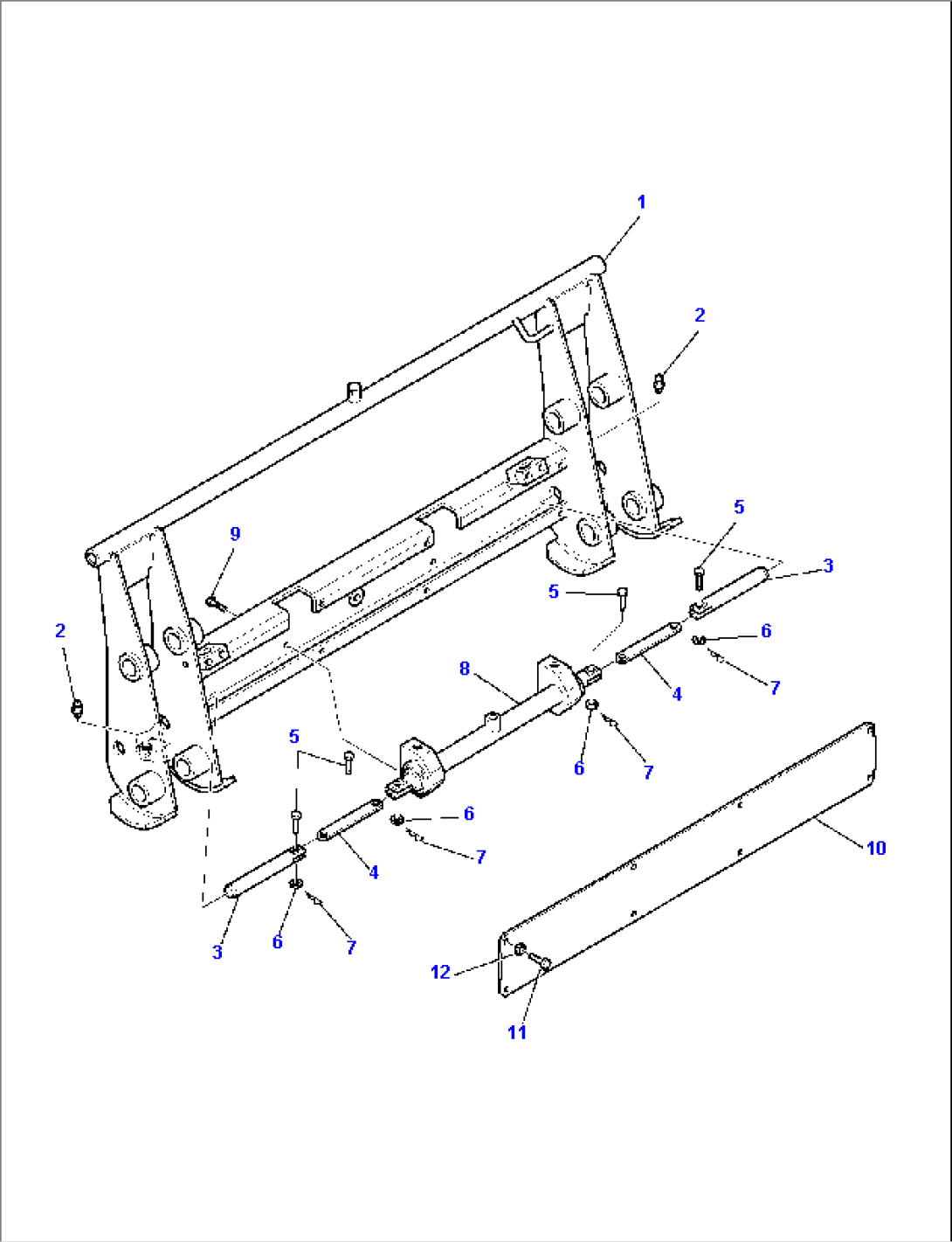 BLADE (WITH HYDRAULIC QUICK COUPLING) (2/2)