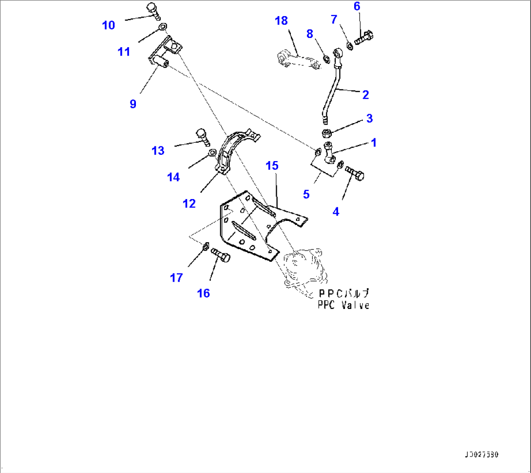Fuel Tank and Controls, PPC Valve Mounting (#90210-)