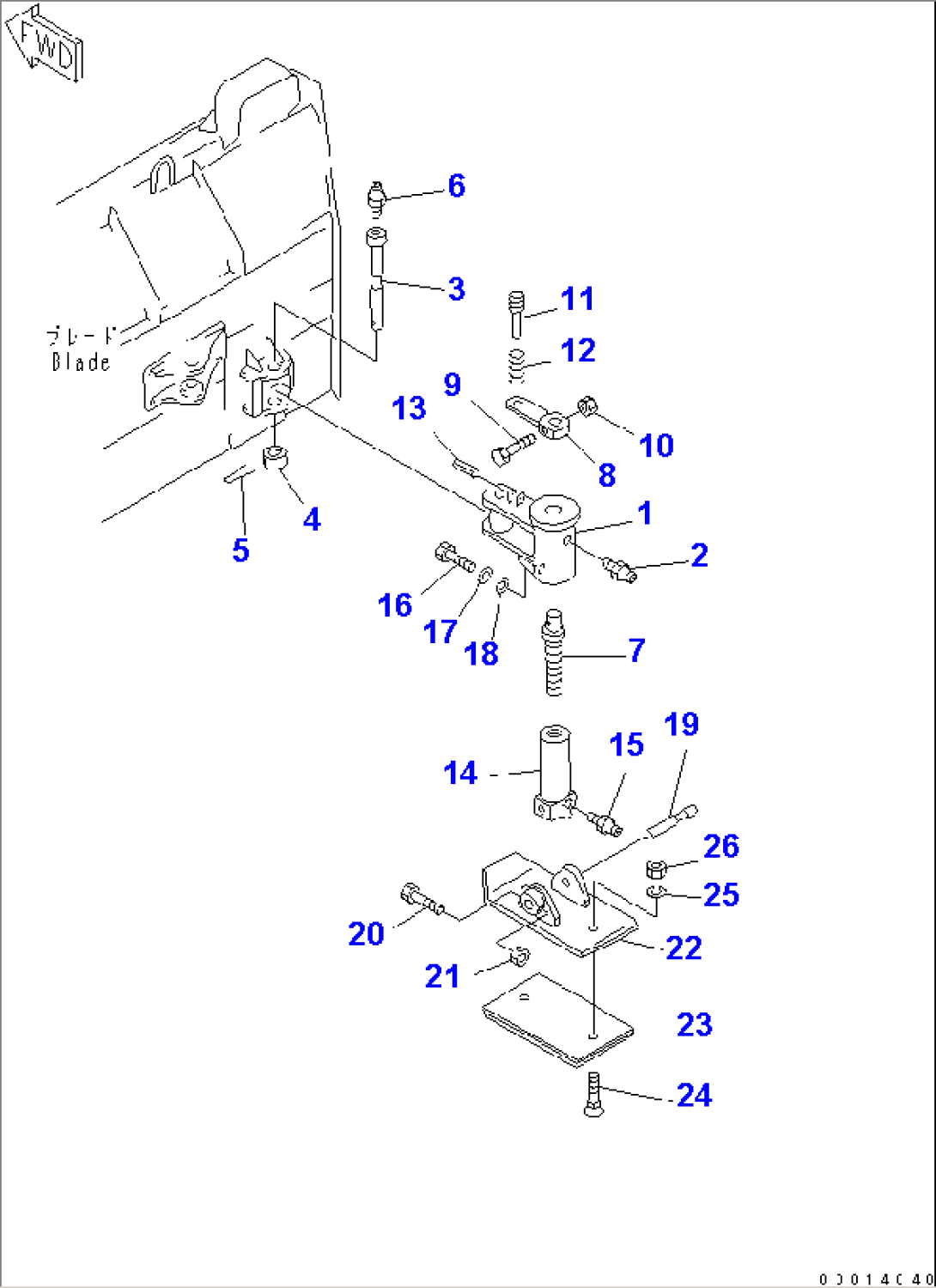 PITCH AND ANGLE SNOW PLOW LINE (SLED)