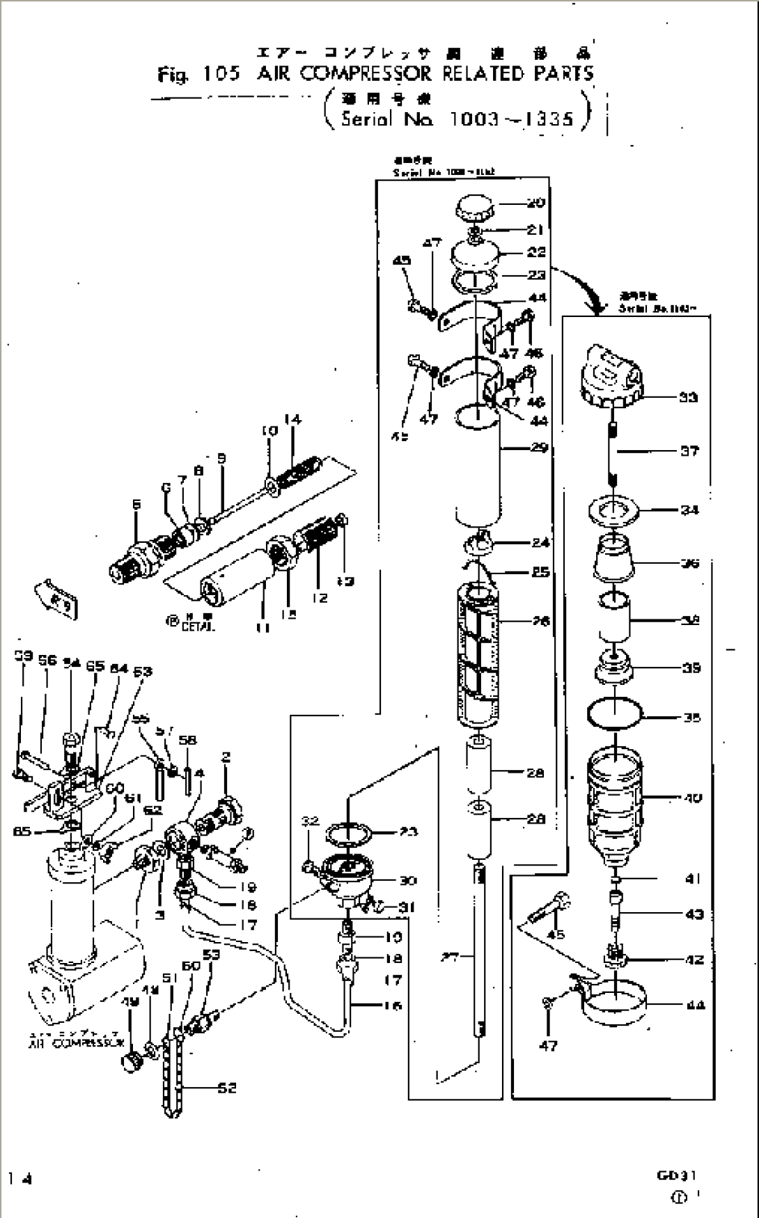 AIR COMPRESSOR RELATED PARTS(#1003-1335)