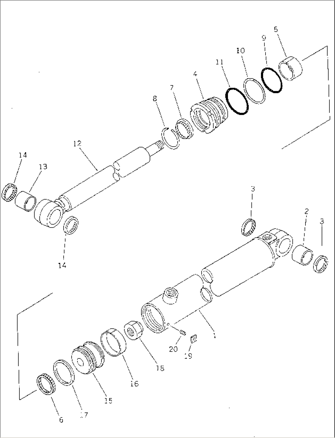 BLADE SHIFT CYLINDER(#60016-60016)