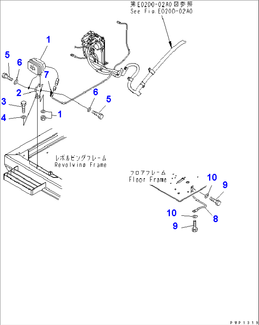 WIRING (WORKING LAMP¤ FRONT)
