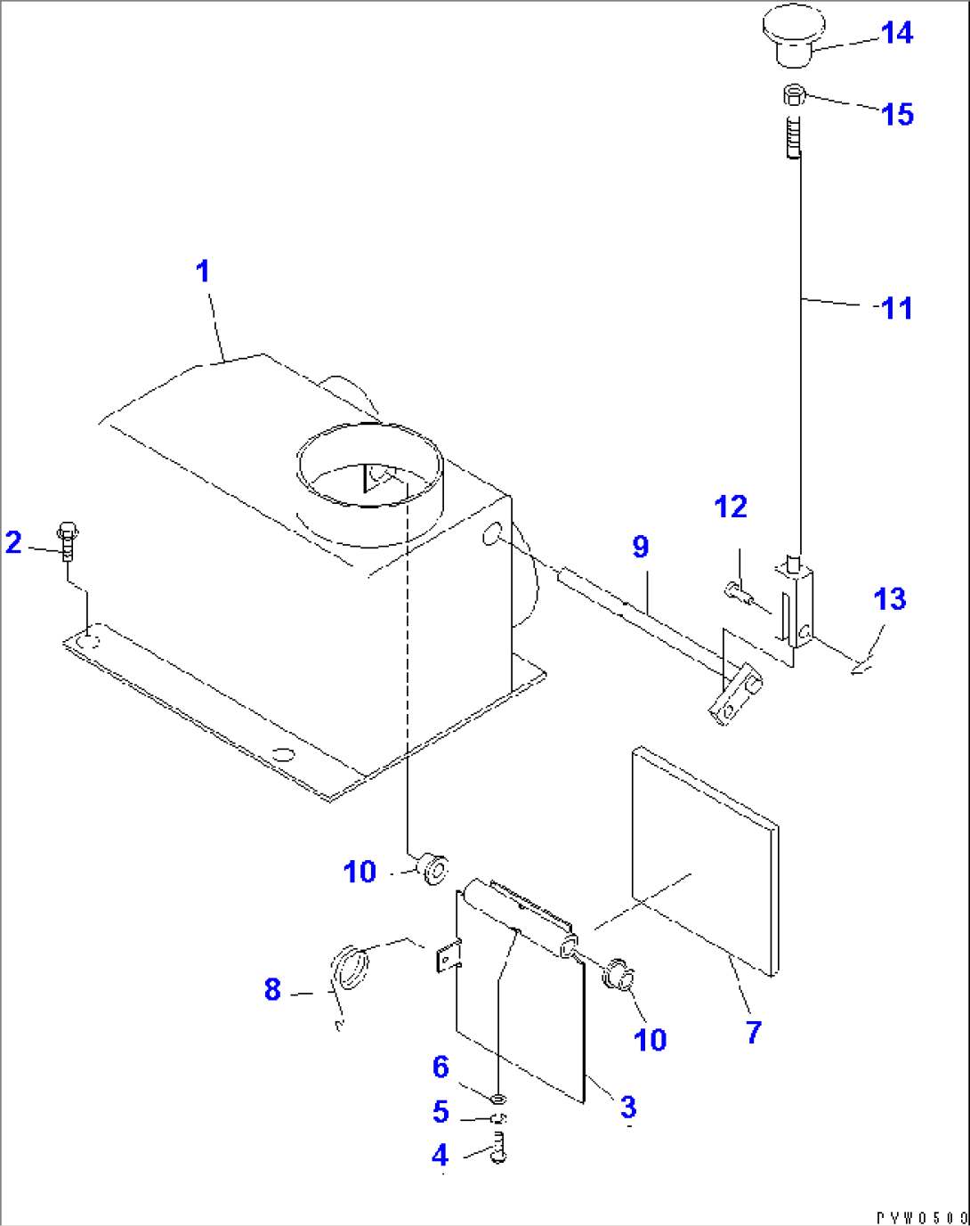 FLOOR SUB (AIR CONDITIONER AND DUCT)(DEFROSTER LEVER)(#50013-)