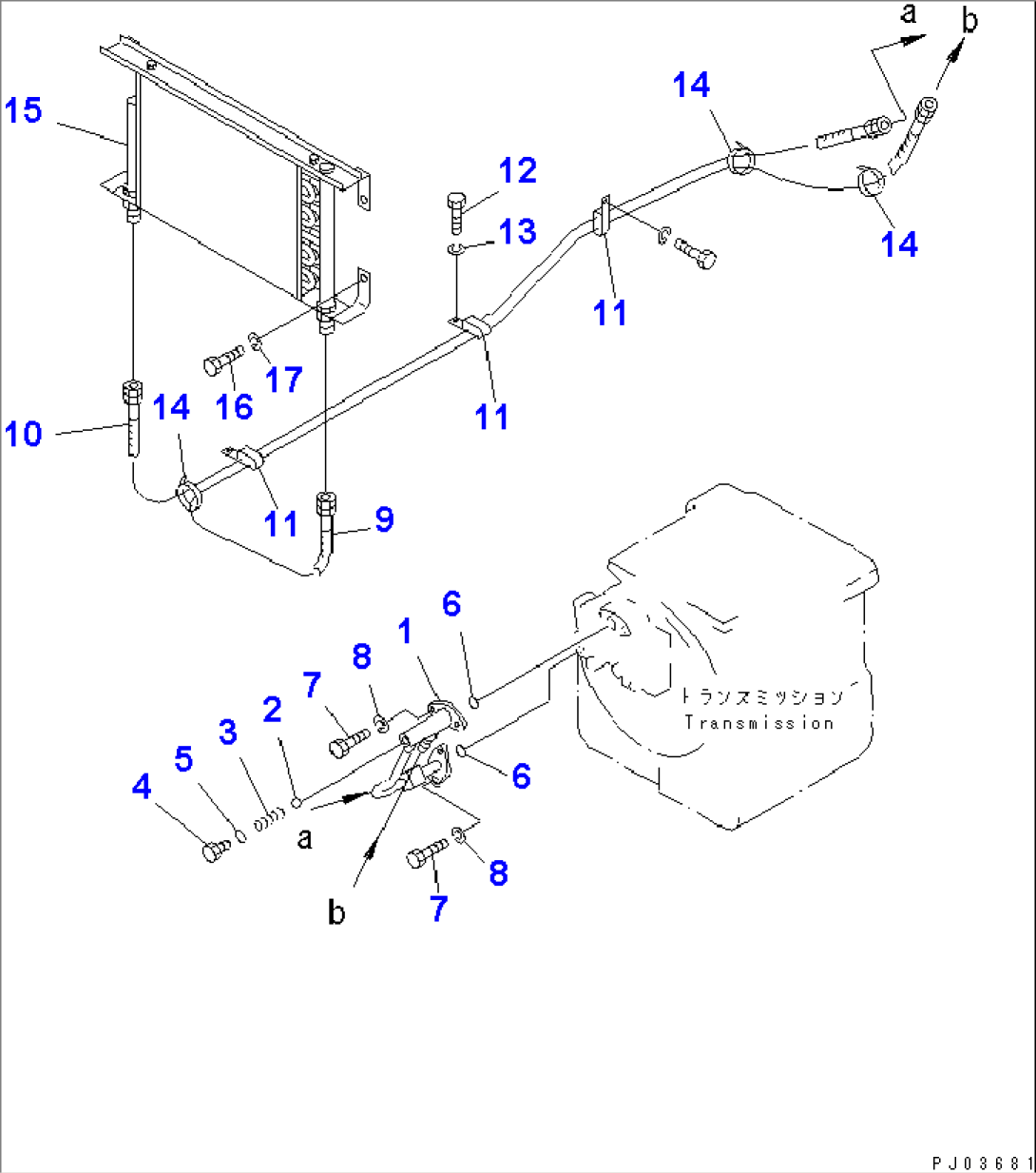 OIL COOLER PIPING