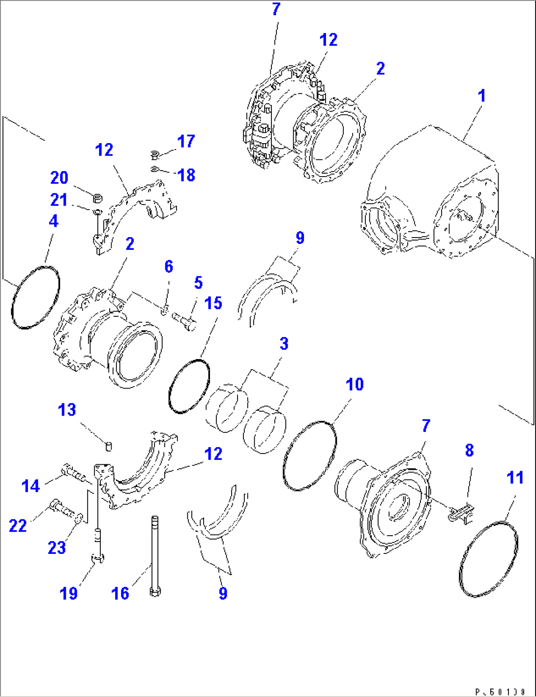 FINAL DRIVE CASE (1/2)(#5001-5500)