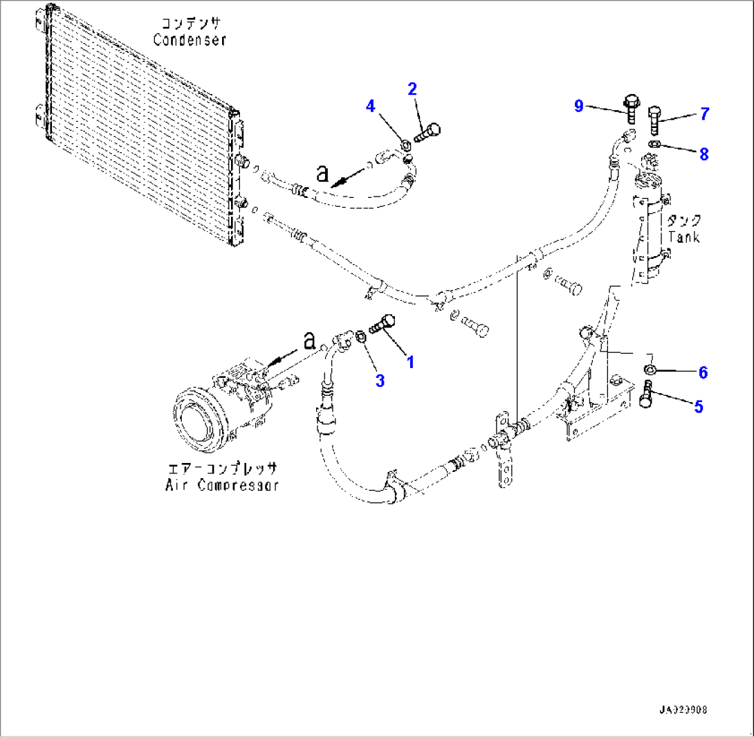 Air Conditioner Unit, Bolt (#80001-)