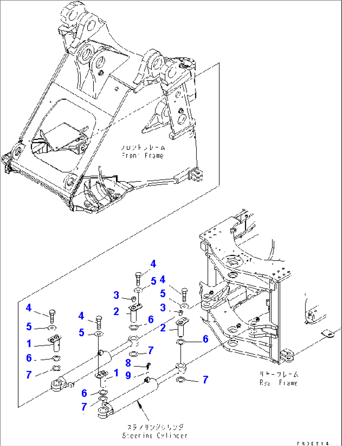 STEERING CYLINDER (MOUNTING PIN)