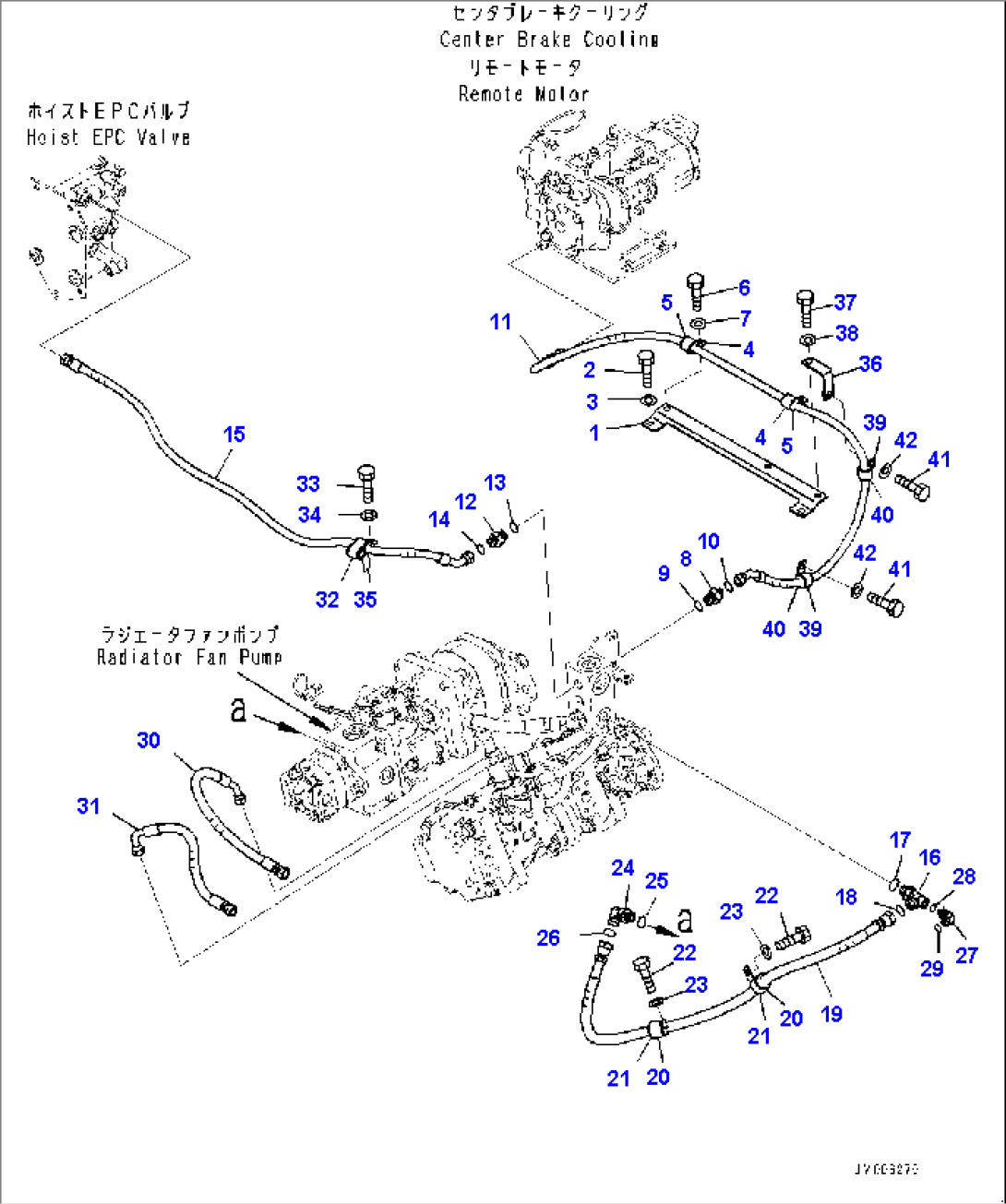 Transmission Group, Block Piping (3/3) (#10001-)