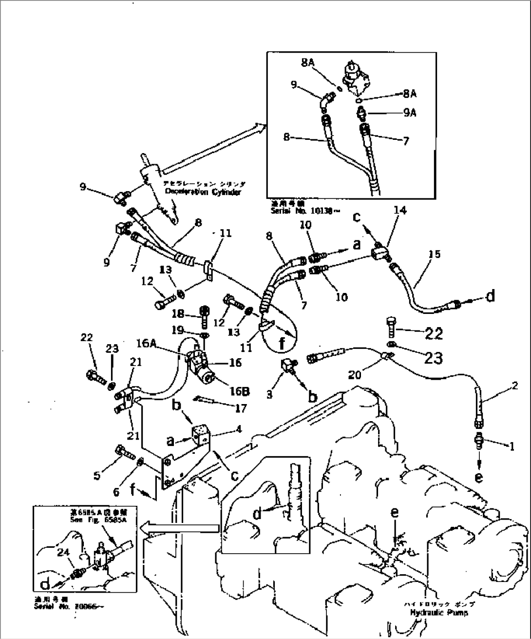 AUTO DECELERATION CYLINDER PIPING
