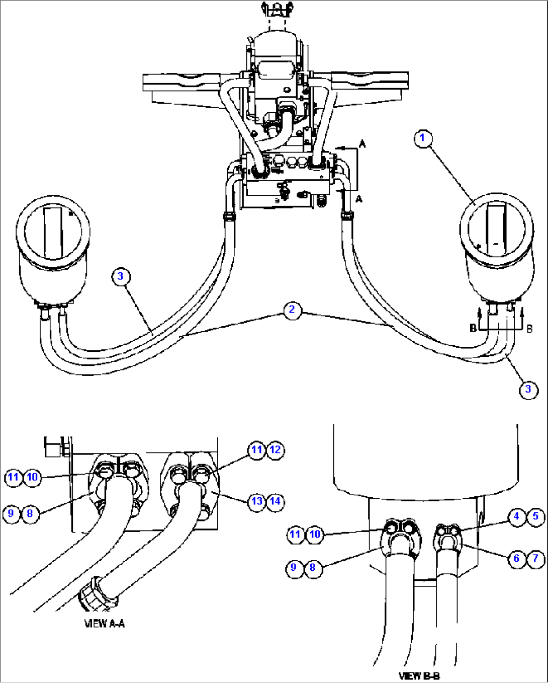 HOIST CYLINDER PIPING