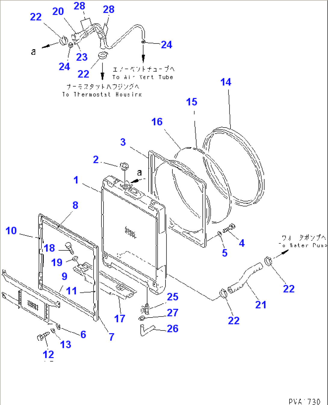COOLING (RADIATOR AND OIL COOLER)(#3001-)