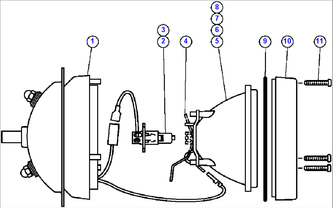 LIGHT ASSEMBLY (SUPER HALOGEN)