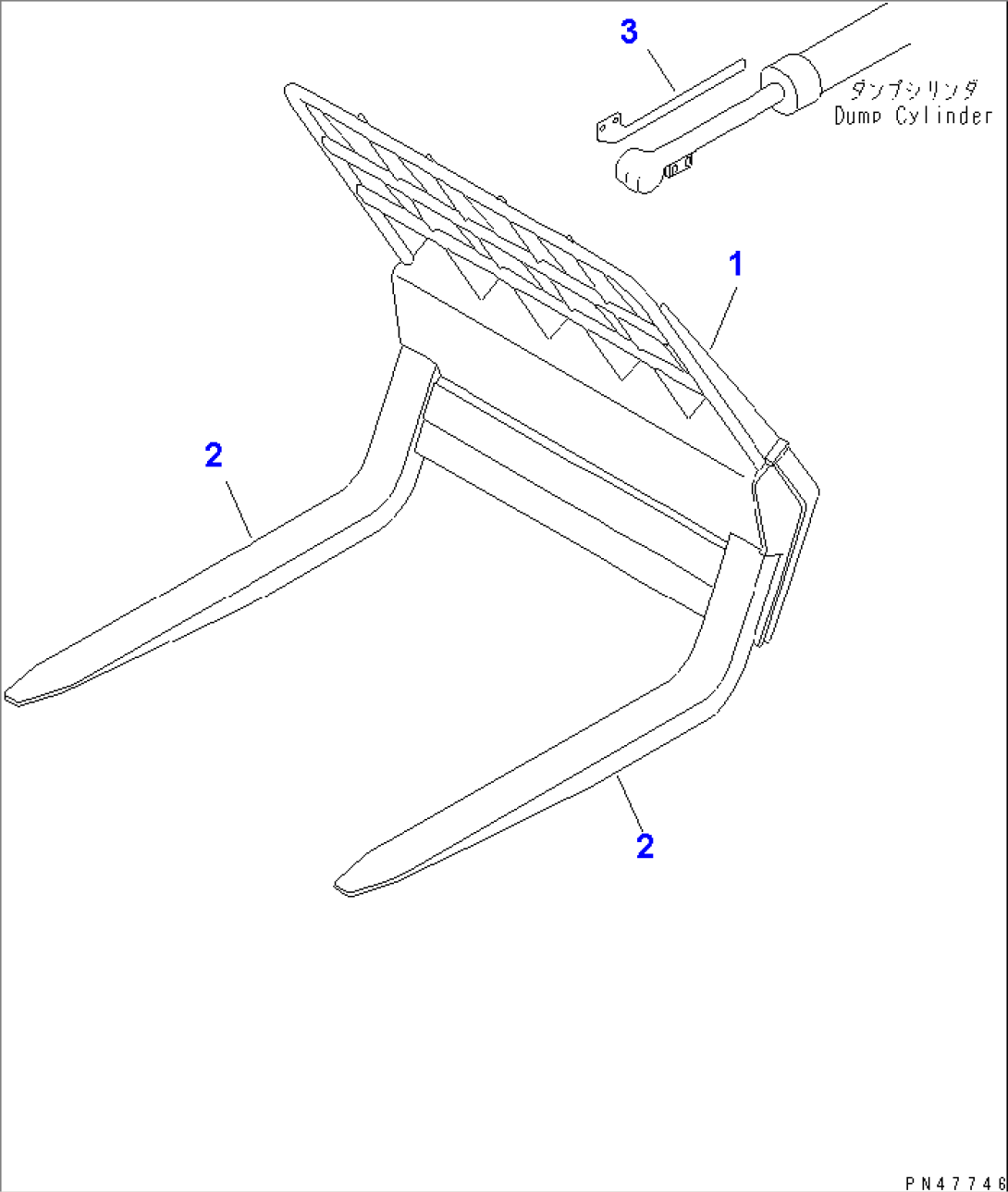 DUMPING FORK(#50001-)