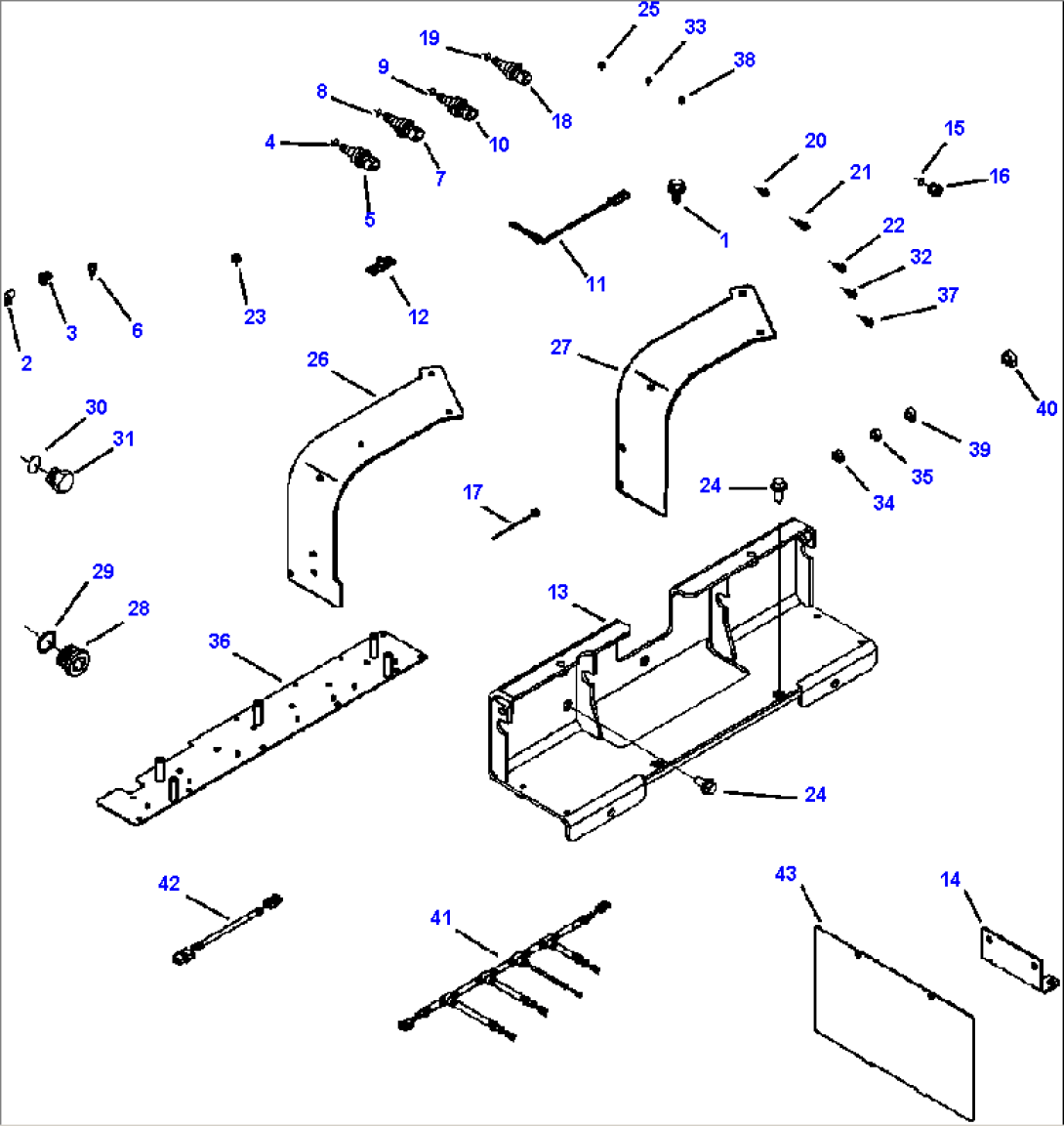 FIG. A6203-A9A3 ENGINE MONITOR MOUNTING