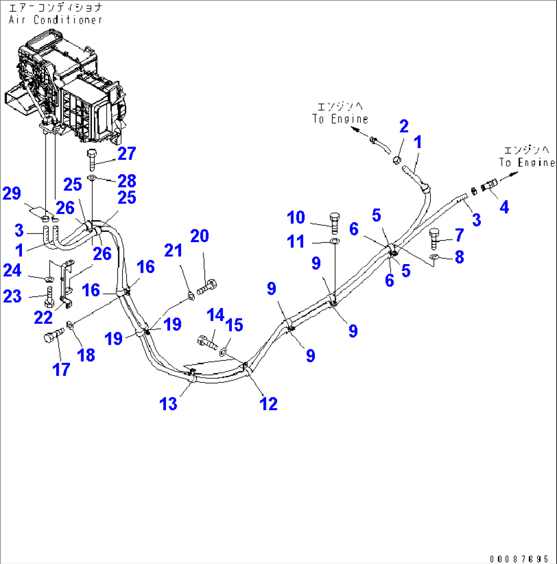 HEATER PIPING(#55001-)