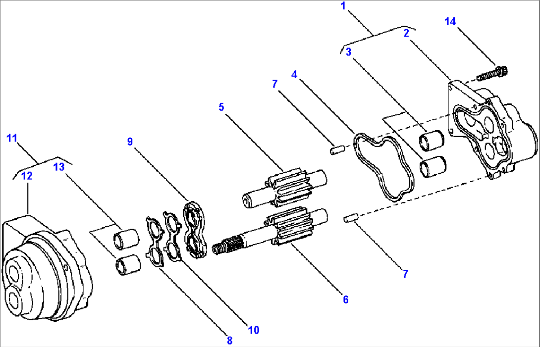 HYDRAULIC PUMP CHARGING - TORQUE CONVERTER AND TRANSMISSION