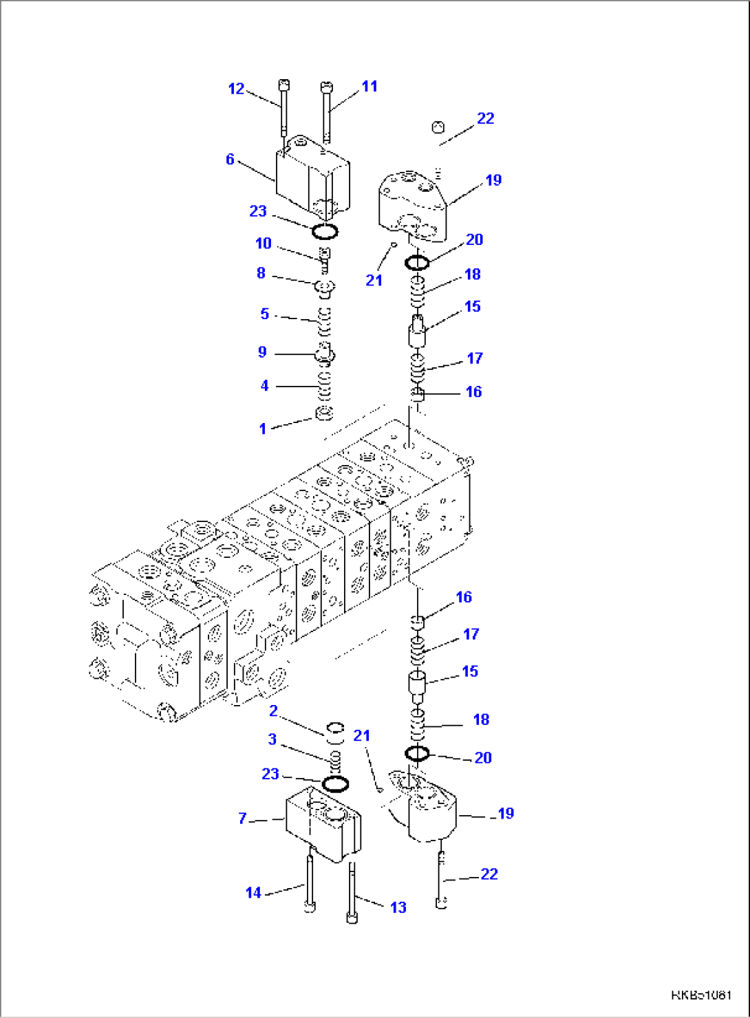 10-SPOOL CONTROL VALVE SERVOCONTROL (9/17)