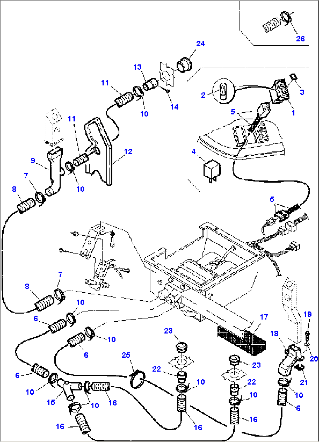 FIG. K5910-01A0 AIR CONDITIONER - DUCT AND CONTROL